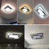 LED chandelier - modern metal lighting for home