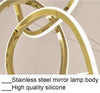 Gold pendant chandelier - modern dining room lighting