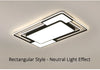 LED chandelier - modern metal lighting for home