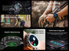 Smartwatch men's fitness tracker - waterproof, Bluetooth enabled