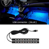 LED car foot light - USB, neon ambiance