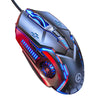 Gaming mouse wired - RGB, silent, 6-button, 3200 DPI