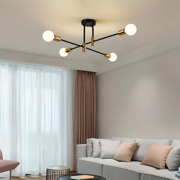 Industrial LED pendant light - Black modern finish