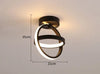 LED ceiling light - Nordic aluminium for versatile use