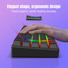 Gaming keyboard mini RGB backlit ergonomic for PC, laptop