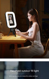 RGB rechargeable selfie ring light for mobile photography
