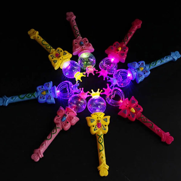 LED magic projection wand - glowing, ideal for kids parties