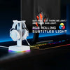 RGB gaming headset stand - aluminum alloy, PUBG compatible