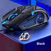 Gaming mouse wired - RGB, silent, 6-button, 3200 DPI