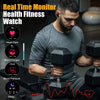 Smartwatch men's fitness tracker - waterproof, Bluetooth enabled