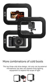 RGB rechargeable selfie ring light for mobile photography