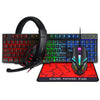 RGB gaming keyboard and mouse combo with ergonomic design