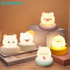 LED night light: rechargeable, dimmable for kids' sleep