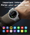 LIGE smartwatch: 800mAh, waterproof, Bluetooth calls