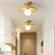 LED plafonnier - Éclairage moderne en bois pour chambre à coucher
