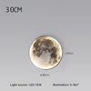 LED moon wall lamp for bedroom and living room decor