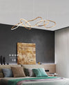 Gold pendant chandelier - modern dining room lighting