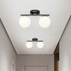 LED ceiling light: Nordic, iron glass, modern gold