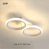 LED chandelier - metal, modern bedroom/hallway lighting