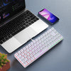 Gaming keyboard mini RGB backlit ergonomic for PC, laptop
