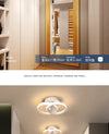 LED ceiling light - Nordic aluminium for versatile use
