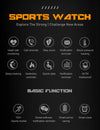 Smartwatch COLMI P73: military-grade, waterproof, Android/iOS compatible