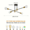 Industrial LED pendant light - Black modern finish
