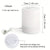 USB rechargeable 14-LED book light with clip, warm/cool white