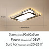 LED chandelier - modern metal lighting for home