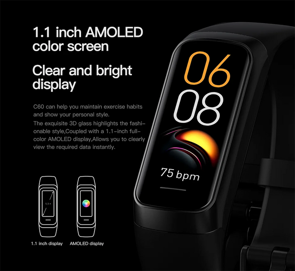 LIGE smart watch 2023: waterproof, heart rate tracker