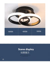 LED ceiling light - Nordic aluminium for versatile use