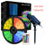 RGB solar LED strip lights - waterproof, rechargeable