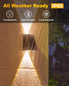 Solar LED lights: lampes de jardin décoratives extérieures étanches