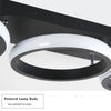 LED chandelier - metal, modern bedroom/hallway lighting