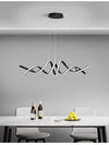 LED pendant light - modern, long-hanging fixture