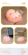 LED kids night light - dimmable, squishy novelty lamp