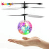 Flying LED ball toy - infrared induction helicopter for kids