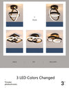 LED ceiling light - Nordic aluminium for versatile use