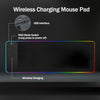 RGB wireless charging gaming mouse pad, XXL LED, 10 modes