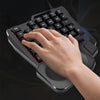 RGB gaming keyboard - ergonomic, USB wired, 35-key