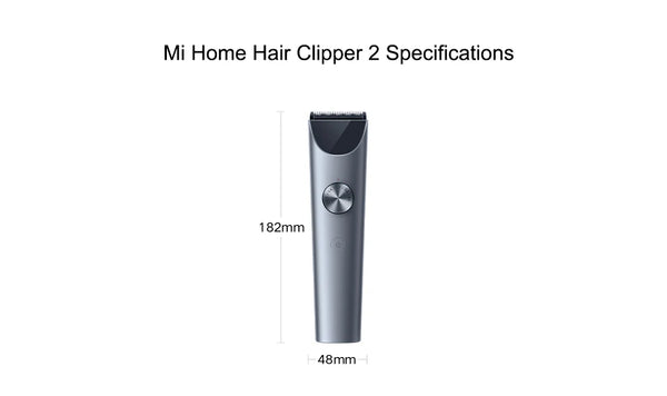 Xiaomi Mijia 2 Pro Tondeuse à cheveux - Étanche IPX7, Sans fil