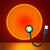 Sunset LED projector lamp - USB, bedroom/photography ambiance