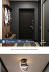 LED ceiling light - Nordic aluminium for versatile use