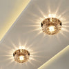 LED ceiling light - metal, modern for living room/corridor