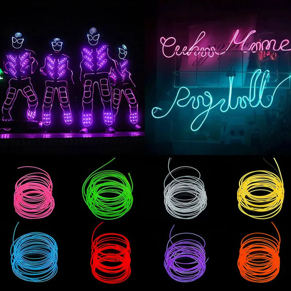 Halloween LED mask - Glow-in-dark for cosplay parties