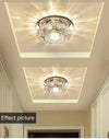 LED ceiling light - metal, modern for living room/corridor