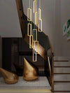 Nordic stair chandelier - LED pendant lights for home decor