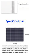 Kit Solaire Polycristallin 12 V 500 W/1000 W – Solution d’Énergie Portable et Rechargeable