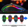 RGB gaming keyboard & mouse combo, backlit, 104 keycaps