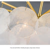 LED ceiling light, tree branch design, glass & metal art